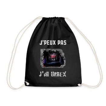 J’ai Urbex: J’peux pas - Sac de sport léger - noir - Devant