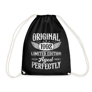 Vintage Original 1992 né Vintage Anniversaire - Sac de sport léger - noir - Devant