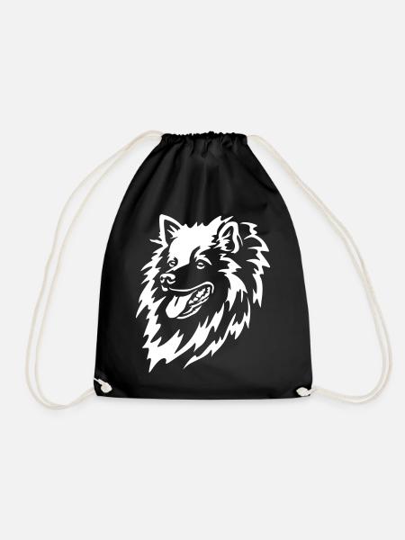 Spitz Kopf "Black Edition" - Turnbeutel - Schwarz