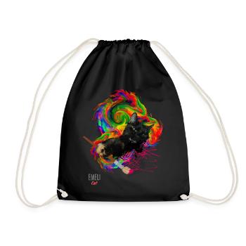 Cat 4Paint par Acryl Gallery & Design - Sac de sport léger - noir - Devant