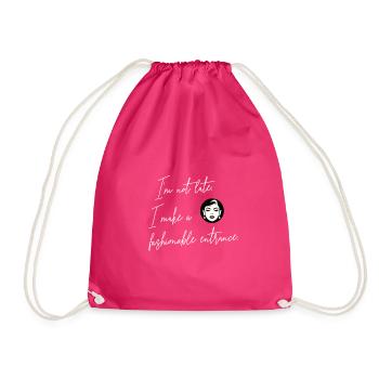 Pas en retard - Sac de sport léger - fuchsia - Devant