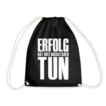 Success Saying for Founder Entrepreneur Startup - Drawstring Bag - black - Front