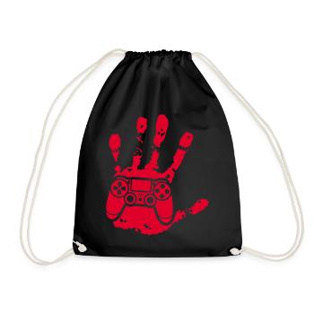The Gamer in You (Red) - Drawstring Bag - black - Front