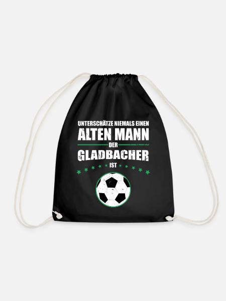 Alter Mann - Mönchengladbach Fan | Vintage Edition - Turnbeutel - Schwarz