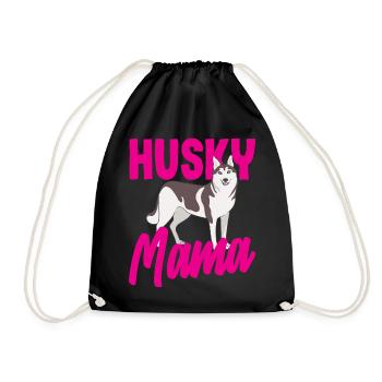 Drôle Husky Husky Propriétaire Husky Propriétaire Cadeau - Sac de sport léger - noir - Devant