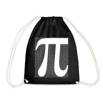 Symbole Pi dans l’art en ligne - Sac de sport léger - noir - Devant