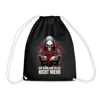 Je ne peux plus faire tout ça - Sac de sport léger - noir - Devant