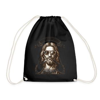 Il est un Alléluia Ressuscité - Sac de sport léger - noir - Devant