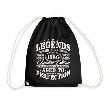 1986 Anniversaire Vintage Born Legends - Sac de sport léger - noir - Devant