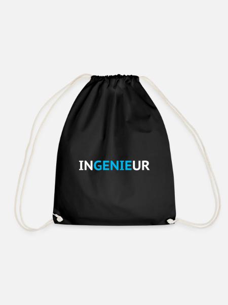 Ingenieur - Turnbeutel - Schwarz