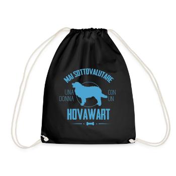 Canino Tshirt Hovawart - Sac de sport léger - noir - Devant
