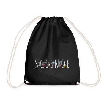 Science - Drawstring Bag - black - Front
