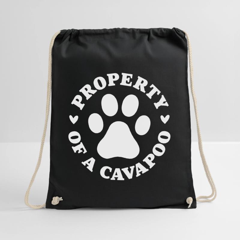 Eigentum eines Cavapoo Turnbeutel