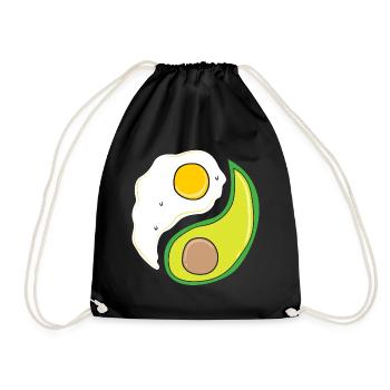 Keto Diet - Drawstring Bag - black - Front