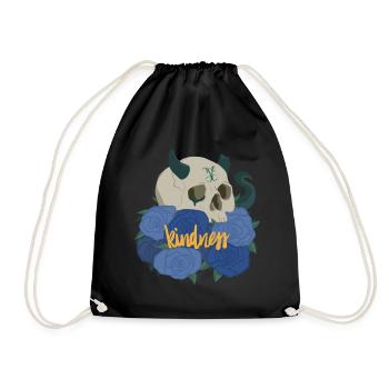 Kindness To Those Who Deserve It (Blue) - Turnbeutel - Schwarz - Vorne