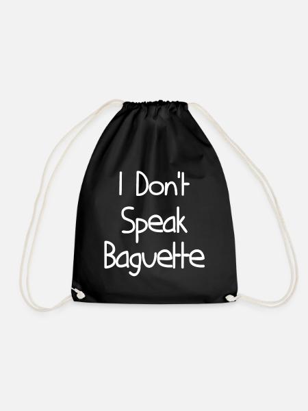 BAGUETTE SHIRT - Turnbeutel - Schwarz