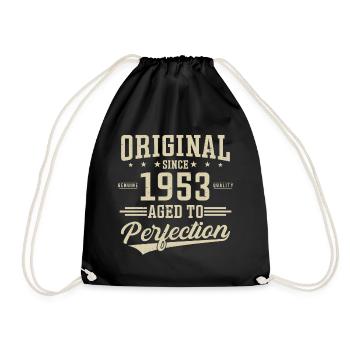 Original since 1953 - Drawstring Bag - black - Front
