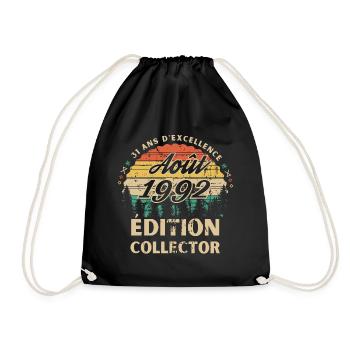 31 ans D'excellence Août 1992 édition collector - Sac de sport léger - noir - Devant