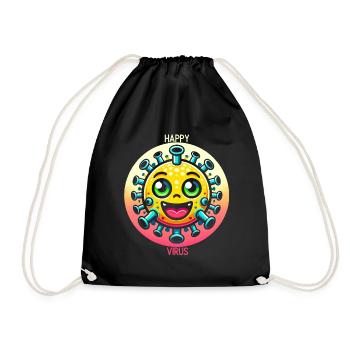 Joyful Virus Delight - Drawstring Bag - black - Front