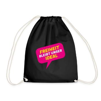 La liberté reste notre idéal - FDP JuLis Liberal - Sac de sport léger - noir - Devant