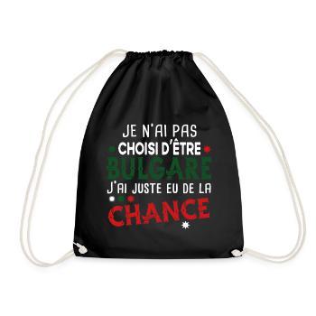 Bulgare Bulgarie Europe Cadeau Pays Humour - Sac de sport léger - noir - Devant