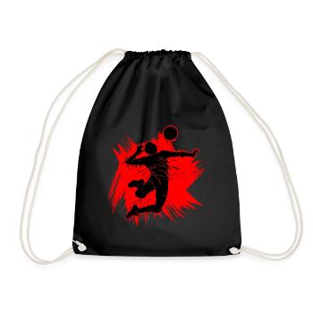 handball - Sac de sport léger - noir - Devant