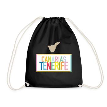 Tenerife / Tenerife - Îles Canaries (Canarias - Sac de sport léger - noir - Devant