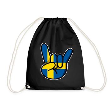 FRENCH FORK SWEDEN | METAL | SKIRT - Drawstring Bag - black - Front