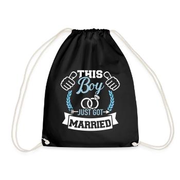 mariage - Sac de sport léger - noir - Devant