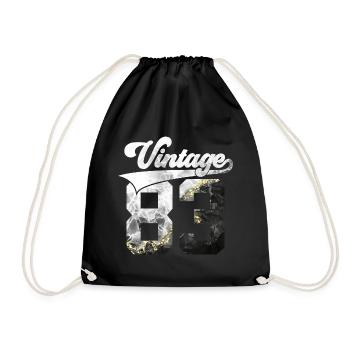 43E ANNIVERSAIRE MILLÉSIME 1983 - Sac de sport léger - noir - Devant