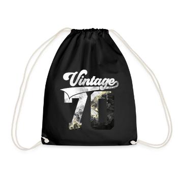 56E ANNIVERSAIRE MILLÉSIME 1970 - Sac de sport léger - noir - Devant