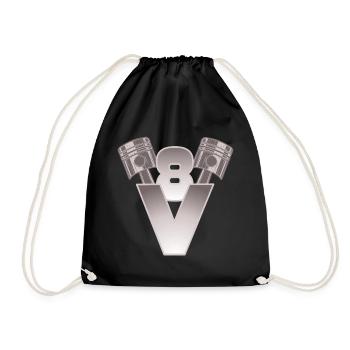 Moteur V8 Moteur Big Block - Sac de sport léger - noir - Devant