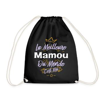 La meilleure mamou du monde - Sac de sport léger - noir - Devant