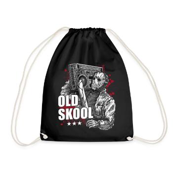 chemise old school hip hop old school - Sac de sport léger - noir - Devant