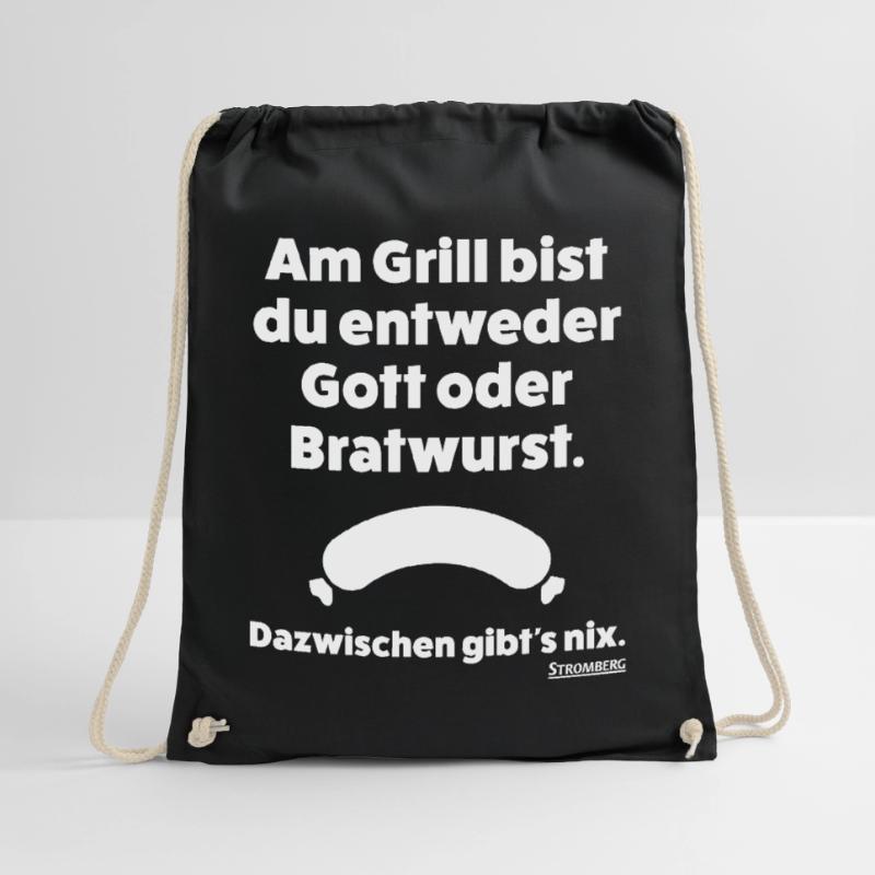 Stromberg Spruch Grill Gott Oder Bratwurst Turnbeutel
