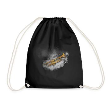 trompette - Sac de sport léger - noir - Devant