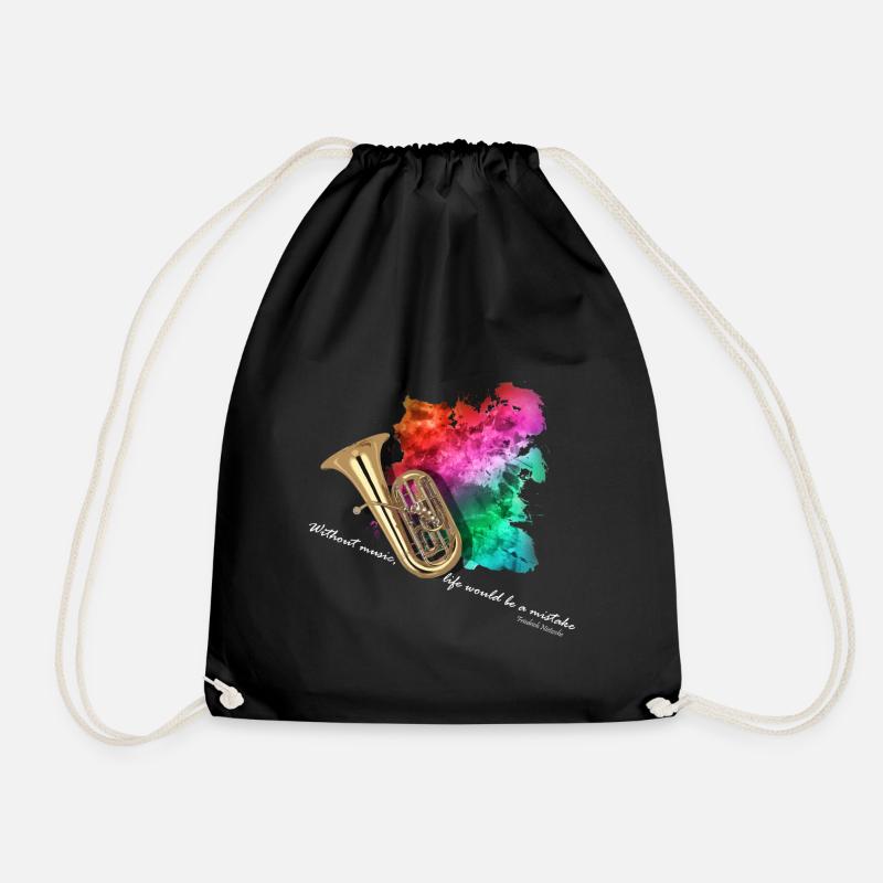 Tuba - Turnbeutel - Schwarz