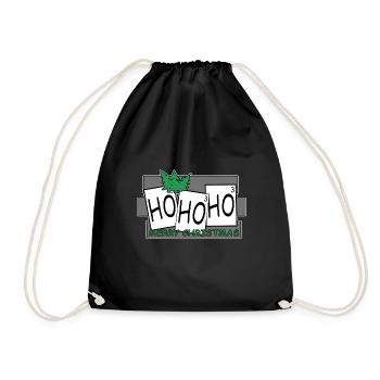 Christmas Christmas Christmas Christmas - Drawstring Bag - black - Front