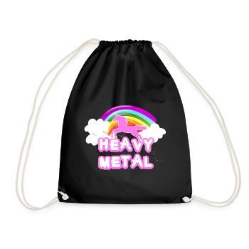 heavy metal - Turnbeutel - Schwarz - Vorne
