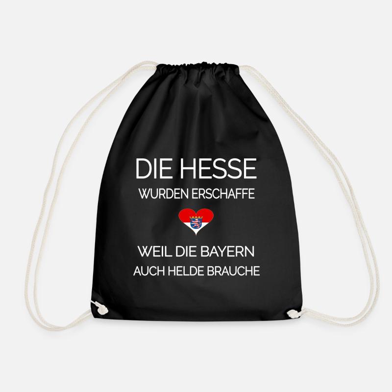Hessen - Turnbeutel - Schwarz