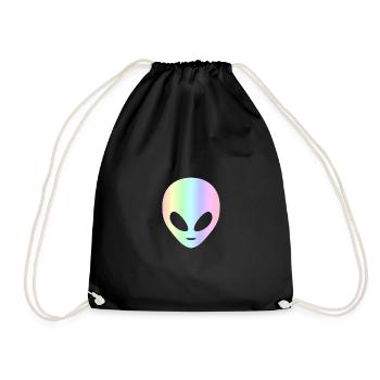 Alien | L’espace personnages extra-terrestre cadeau - Sac de sport léger - noir - Devant