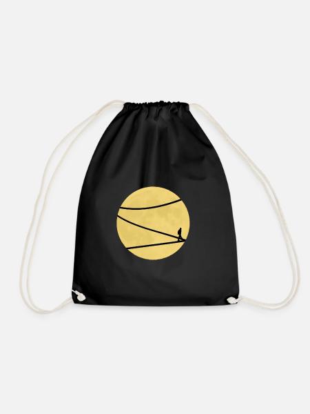 lune - Sac de sport léger - noir