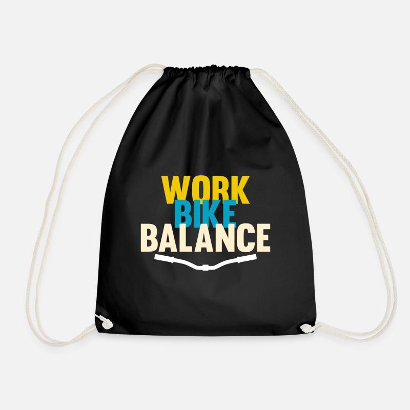 Work Bike Balance - Turnbeutel - Schwarz