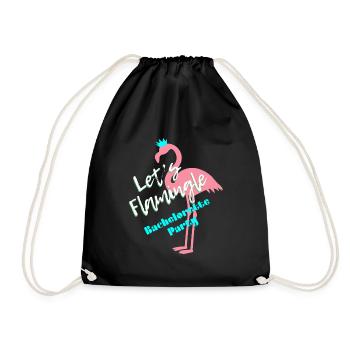 JGA équipe mariée marié - Sac de sport léger - noir - Devant