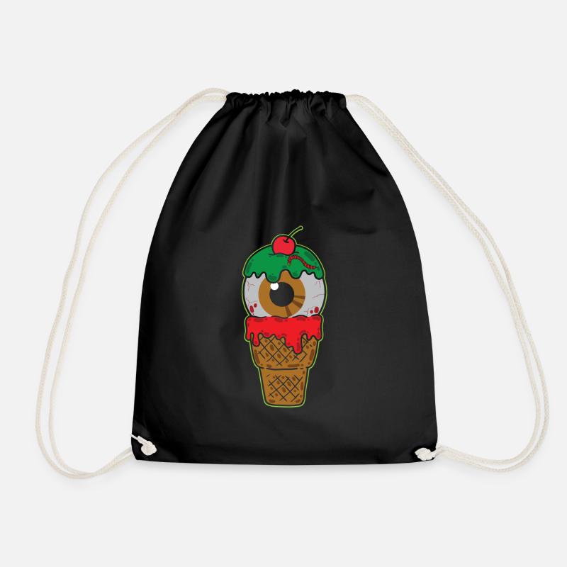 Crème glacée zombie avec limon vert - Sac de sport léger - noir
