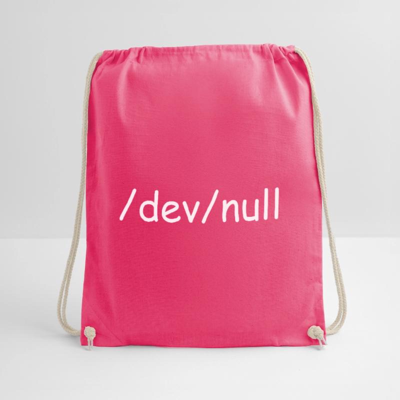 Nulldevice /dev/null Unix Geschenk Turnbeutel