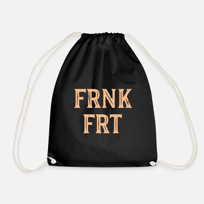 Frankfurt Geschenk - Turnbeutel - Schwarz