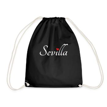 Séville Espagne Spain Espana Idée de cadeau - Sac de sport léger - noir - Devant