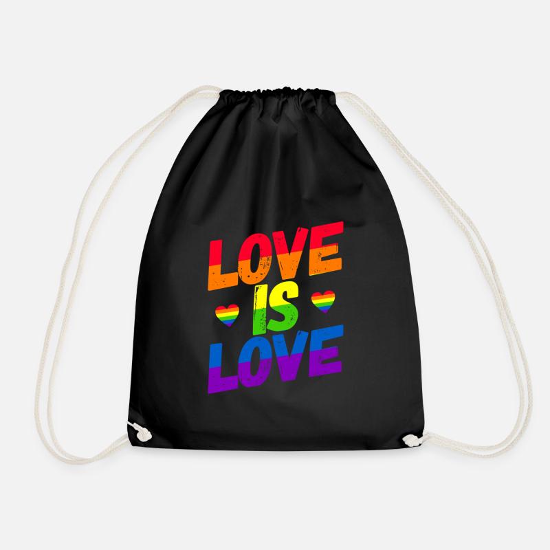 Homosexualität LGBT CSD Gay Pride - Turnbeutel - Schwarz