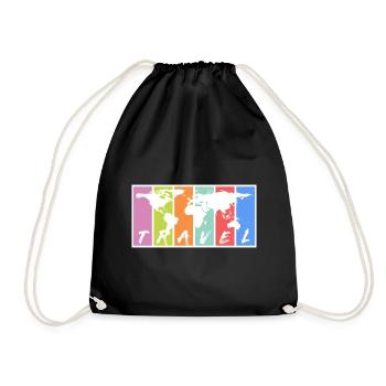 Voyage. Voyage! Voyage - Sac de sport léger - noir - Devant